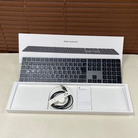 ☆中古品☆ Magic Keyboard（テンキー付き）日本語（JIS）スペースグレイ MRMH2J/A キーボード