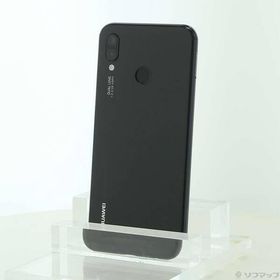 〔中古〕HUAWEI(ファーウェイ) HUAWEI P20 lite 32GB ミッドナイトブラック ANE-LX2J SIMフリー〔305-ud〕