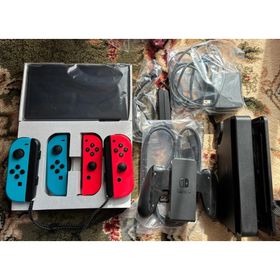ニンテンドースイッチ(Nintendo Switch)の【すぐ遊べる】Switch有機EL＋Joy-Con4本 4人プレイ可 動作確認済(家庭用ゲーム機本体)