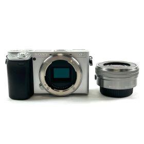 ソニー SONY α6400 パワーズームレンズキット ILCE-6400L シルバー デジタル ミラーレス 一眼カメラ 【中古】