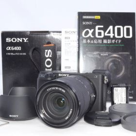 シャッター数2100回！Sony ソニー α6400M キット E 18-135mm F3.5-5.6 OSS SEL18135 ブラック