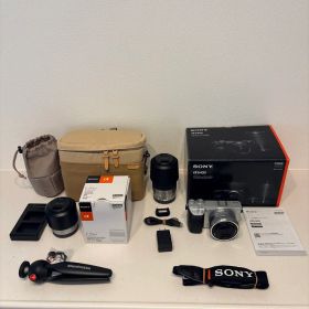 ⭐️★Sony a6400 ダブルズームレンズキット ミラーレス一眼 4Kシルバー