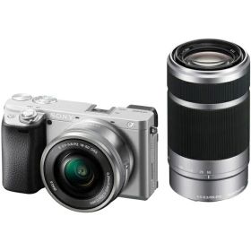 ソニー SONY ミラーレス一眼カメラ ILCE-6400Y S α6400 アルファ6400 ダブルズームレンズキット 自分撮り Vlog ビデオブログ シルバー新品 送料無料