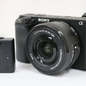 【返品保証】 【シャッター回数5182回】ソニー Sony α6400 ブラック E PZ 16-50mm F3.5-5.6 OSS e8300