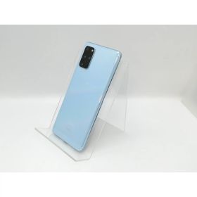 【中古】SAMSUNG au 【SIMロック解除済み】 Galaxy S20+ 5G クラウド ブルー 12GB 128GB SCG02【京都】保証期間1ヶ月【ランクB】