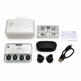 【付属品有】SONY ソニー WF-1000XM4 ワイヤレスノイズキャンセリングイヤホン ブラック 黒