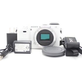 ソニー(SONY)のショット数286！ SONY ミラーレス一眼 α6000 ボディ ホワイト(ミラーレス一眼)