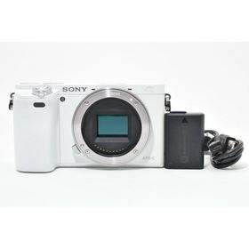 ＜良品＞ SONY(ソニー) ミラーレス一眼 α6000 ボディ ホワイト(ミラーレス一眼)