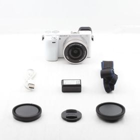 ソニー(SONY)のソニー α6000 パワーズームレンズキット ホワイト ILCE-6000L(デジタル一眼)