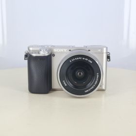 ソニー(SONY)の【中古】(ソニー) SONY α6000 シルバー パワーズームレンズ(16/50/3.5-5.6)キット(コンパクトデジタルカメラ)