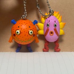 ナンジャモンジャ オレンジとピンクのキャラクター