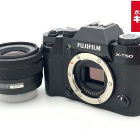 【中古】 【美品】 フジフイルム X-T50 XC15-45mmレンズキット ブラック 【ミラーレス一眼】 【6ヶ月保証】