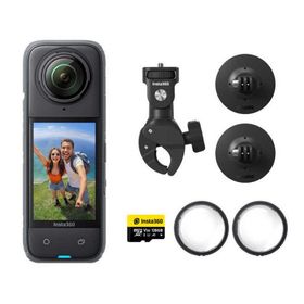 INSTA360 360°カメラ Insta360 X4 モーターサイクルキット ［4K対応 / 防水］ ブラック CINSABMA-X405