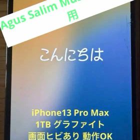 iPhone13 Pro Max 1TB 画面ヒビあり バッテリー80%