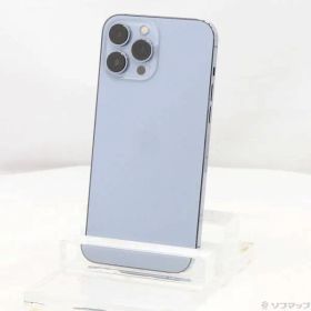 ソフマップ 〔中古品〕 iPhone13 Pro Max 128GB シエラブルー MLJ73J／A SIMフリー【352】