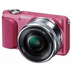 SONY ミラーレス一眼 NEX-3N パワーズームレンズキット E PZ 16-50mm F3.5-5.6 OSS付属 ピンク NEX-3NL P khxv5rg(ミラーレス一眼)