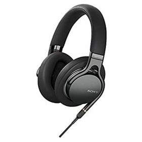 ソニー ヘッドホン MDR-1AM2 B : ハイレゾ 密閉型 折りたたみ式 ケーブル着脱式/バランス接続 Φ4.4ケーブル同梱 リモコン/マイク付 2018年 360(ヘッドフォン/イヤフォン)