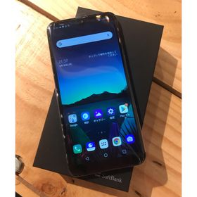 エルジーエレクトロニクス(LG Electronics)のLG K50 スペースブルー SIMフリー(スマートフォン本体)
