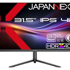 JAPANNEXT｜ジャパンネクスト USB-C接続 PCモニター JN-IPSB315U-HSPC6 [31.5型 /4K(3840×2160） /ワイド /60Hz]
