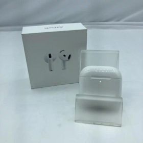 【中古】Apple AirPods 4 A3050 MXP63J/A ワイヤレスイヤホン ホワイト アクティブノイズキャンセリング 2024年[19]