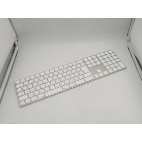 【中古】Apple Magic Keyboard（2017/テンキー付き/A1843） - 日本語（JIS） シルバー MQ052J/A【大阪本店】保証期間1週間
