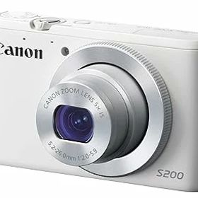 【中古】(良い)Canon デジタルカメラ PowerShot S200(ホワイト) F値2.0 広角24mm 光学5倍ズーム PSS200(WH)