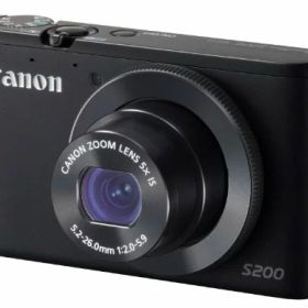 【中古】Canon デジタルカメラ PowerShot S200(ホワイト) F値2.0 広角24mm 光学5倍ズーム PSS200(WH)