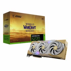 【30日は24時間限定クーポン配布】MSI エムエスアイGeForce RTX 5070 12G World of Warcraft MIDNIGHT LIGHT EDITION OC G5070-12GTC(2675847)送料無料