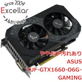 [bn:0] ASUS製グラボ TUF-GTX1660-O6G-GAMING PCIExp 6GB