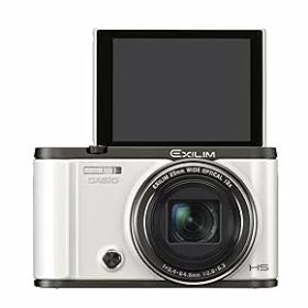 【中古】CASIO デジタルカメラ EXILIM EX-ZR3000WE 自分撮りチルト液晶 オートトランスファー機能搭載 EXZR3000 ホワイト