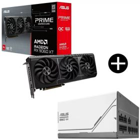 ASUS PRIME-RX9060XT-O16G PRIME グラフィックボード + AP-850G 電源ユニット セット