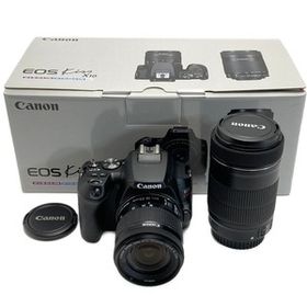☆☆ CANON キャノン EOS Kiss X10 ダブルズームキット デジタル一眼レフ 箱付き やや傷や汚れあり