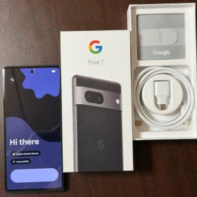 【美品】Google Pixel 7 128GB 黒 ＋覗き見防止フィルム付
