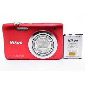 ニコン(Nikon)の＜1138＞動作OK Nikon COOLPIX A100 レッド(コンパクトデジタルカメラ)