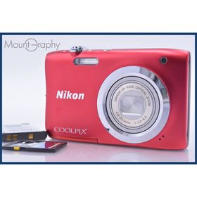 【動作保証】 ニコン Nikon COOLPIX A100 5x バッテリー付属 同梱無料 #am5123(コンパクトデジタルカメラ)