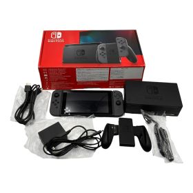 ■Nintendo Switch HAC-001(-01) グレー 本体セット 2020年モデル 動作確認済 商品ランクB 付属品写真通り2455334