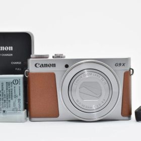 ★極上品★CANON キャノン POWERSHOT G9X Mark II コンパクトデジタルカメラ シルバー★ YM9976＃67