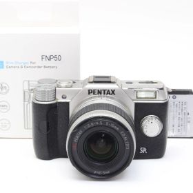 B+ (並品) PENTAX ペンタックス Q10 シルバー 02 STANDARD ZOOM レンズキット 初期不良返品無料 3-78