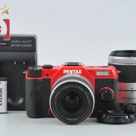 【中古】PENTAX ペンタックス Q10 ダブルズームレンズキット レッド シャッター回数僅少