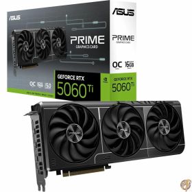【クーポン配信中】ASUS SFF-Ready Prime GeForce RTX 5060 Ti 16GB GDDR7 OCエディション グラフィックスカード (PCIe 5.0、16GB GDDR7、HDMI/DP 2.1、2.5スロット、Axial-techファン、デュアルBIOS)。