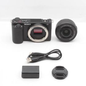 【美品】SONY ソニー VLOGCAM ZV-E10L-B パワーズームレンズキット ブラック JS129-01145