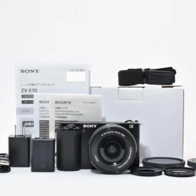 【極美品】ソニー SONY ZV-E10L レンズキット ショット数111回