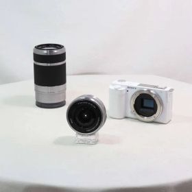 ソフマップ 〔中古品〕 VLOGCAM ZV-E10Y ダブルズームレンズキット ホワイト【258】