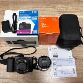 SONY ZV-E10 レンズキット ケース付 バッテリー付 単焦点レンズ付
