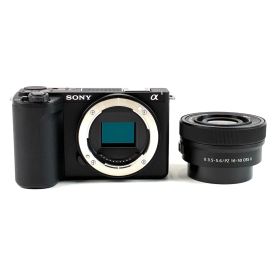 【在庫一掃】 ソニー SONY VLOGCAM ZV-E10 II パワーズームレンズキット ZV-E10M2K B ブラック デジタル ミラーレス 一眼カメラ 【中古】