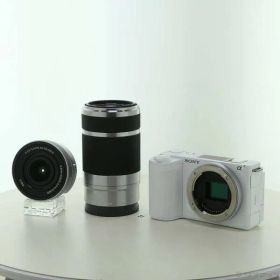 ソフマップ 〔中古品〕 VLOGCAM ZV-E10 II ダブルズームレンズキット ホワイト ZV-E10M2X W【276】