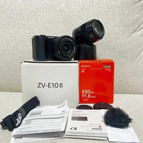 【美品】SONY ZV-E10 II レンズE50mm F1.8oss セット