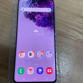 au Galaxy S20+ 5G SCG02 クラウドブルー スマートフォン