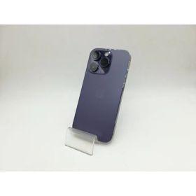 【中古】Apple 国内版 【SIMフリー】 iPhone 14 Pro 1TB ディープパープル MQ313J/A【DS秋葉】保証期間1ヶ月【ランクB】