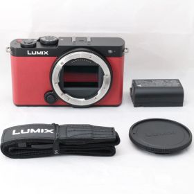 ☆新品級☆ パナソニック Panasonic LUMIX S9 クリムゾンレッド フルサイズ ミラーレス一眼カメラ ルミックス S9-K ボディ ジェットブラック DC-S9-K #4851 #2229